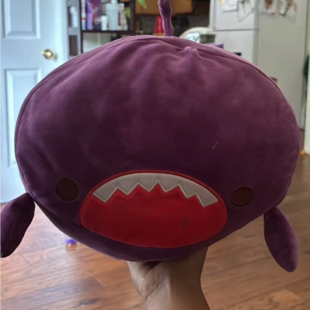 Purple and Red Plush Stuffed Animals